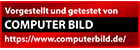 COMPUTER BILD: WLAN-Micro-Kamera, Full HD, 90° neigbar, Powerbank, IR-Nachtsicht, App
